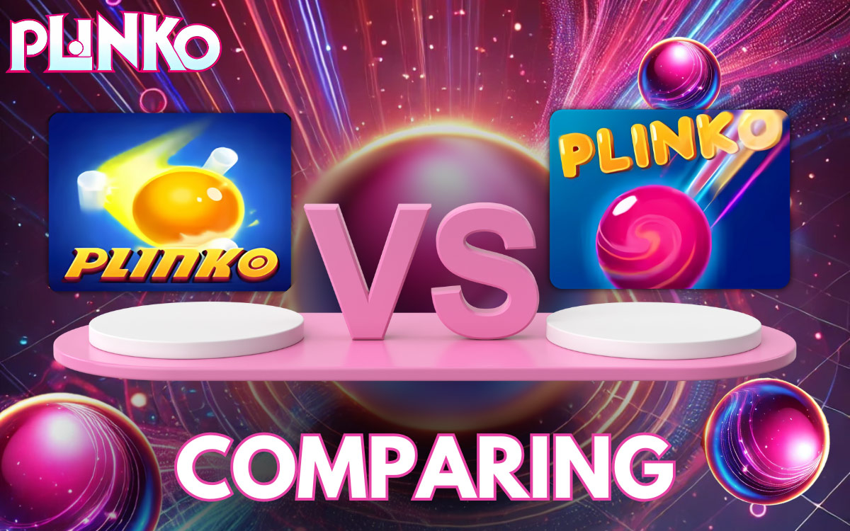 Comparison of versions of Plinko